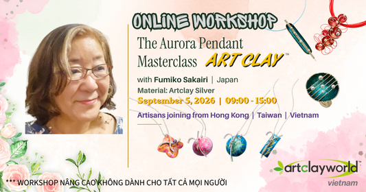 ✨ THE AURORA PENDANT MASTERCLASS VỚI NGHỆ NHÂN FUMIKO SAKAIRI (JAPAN) ✨